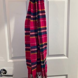 Colorful plaid scarf